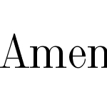 Amen Display