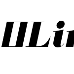 Lince-BlackItalic