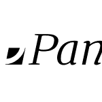 Pantext-Italic