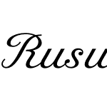 RusulicaScriptW05-Regular