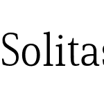 Solitas Serif