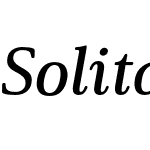 Solitas Serif