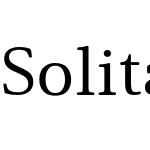 Solitas Serif