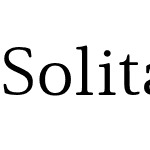 Solitas Serif