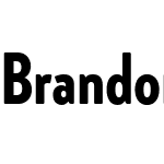 Brandon Grotesque Condensed