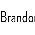 Brandon Grotesque Cond