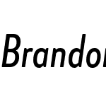 Brandon Grotesque Cond Medium