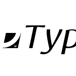 TypeOgrafPro-Italic