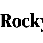 Rocky Condensed Black