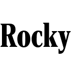 Rocky Compressed Black