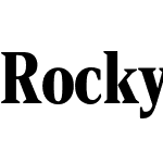 Rocky Extra Condensed Black