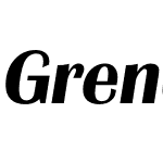 Grenoble Serial Bold Italic