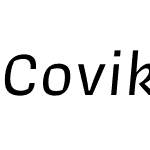 Covik Sans Italic