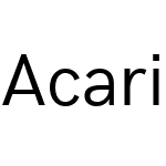 Acari Sans