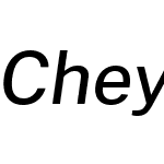 Cheyenne Sans