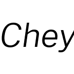 Cheyenne Sans