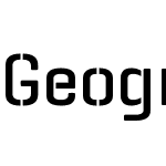 Geogrotesque Stencil B