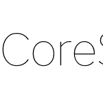 Core Sans A 15 Thin