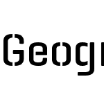 Geogrotesque Stencil C