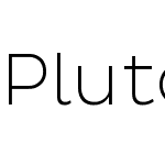Pluto Sans