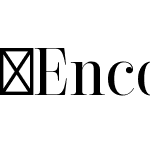 EncorpadaClassicCondensed-Regular