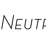 Neutra Text TF