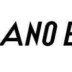 AnoBoldW00-WideItalic