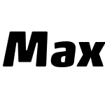 MaxWebW03-CondFatItalic