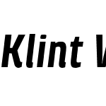 KlintW04-BoldCondensedIt