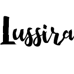 Lussira Brush Script