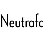 Neutraface Condensed