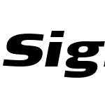 SignaWeb-ExtdBlackItalicW03