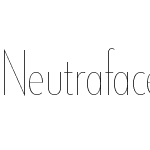 Neutraface Condensed