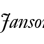 JansonTextW04-56Italic