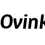 OvinkW00-SemiBoldItalic