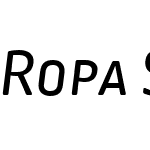 RopaSoftSCPTTW07-Italic