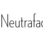 Neutraface Condensed