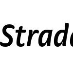 StradaWeb-CondSemiboldItalicW03