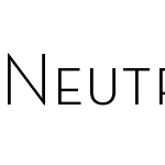 Neutra Text TF