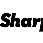 Sharp Sans No1 Black Italic