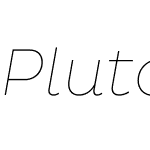 PlutoW04-ThinItalic