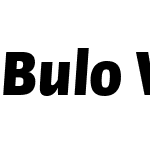 BuloW03-BlackItalic