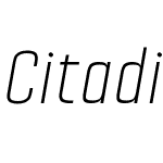 CitadinaLightItalic