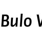 BuloW03-MediumItalic