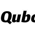 QuboW03-BlackItalic