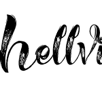 Hellvina Hand Script