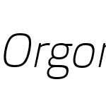 OrgonW03-ThinItalic