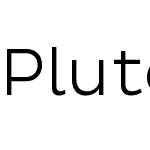 Pluto Sans