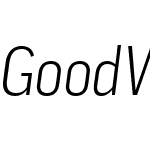 GoodWebW03-NarrLightItalic