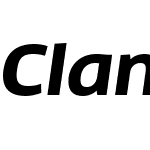 ClanWebW03-WideBoldItalic